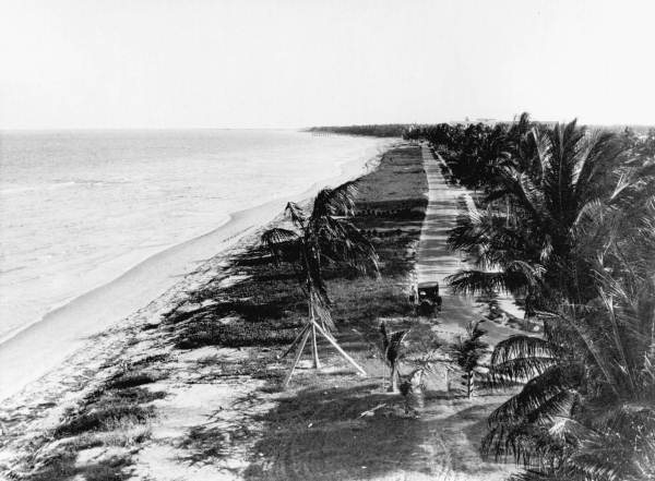 Ocean front scene.