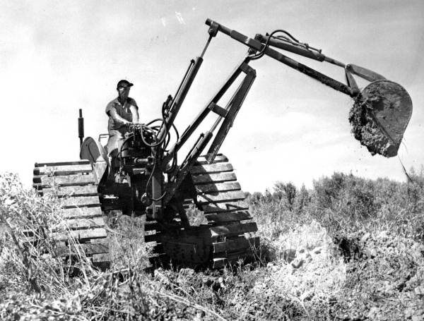 Ditch digger for mosquito control