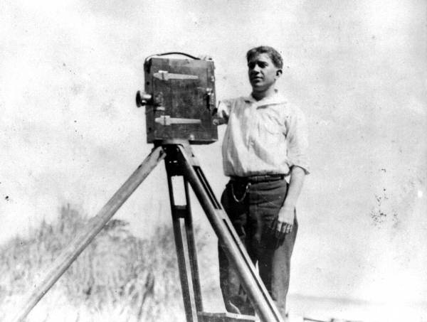 Cameraman and camera