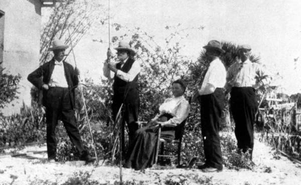 Resting in the sunshine.