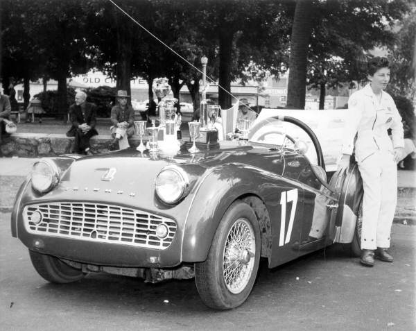 Triumph racing convertible : Pensacola, Florida.