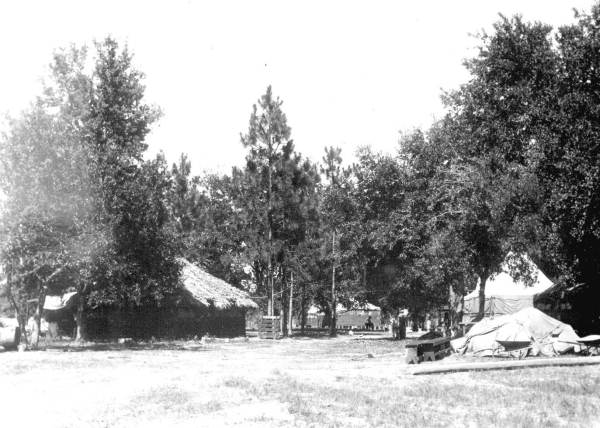 Transient camp of the Works Progress Administration.