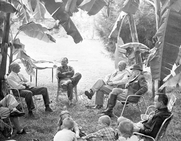Group gathered at Bird Song Plantation