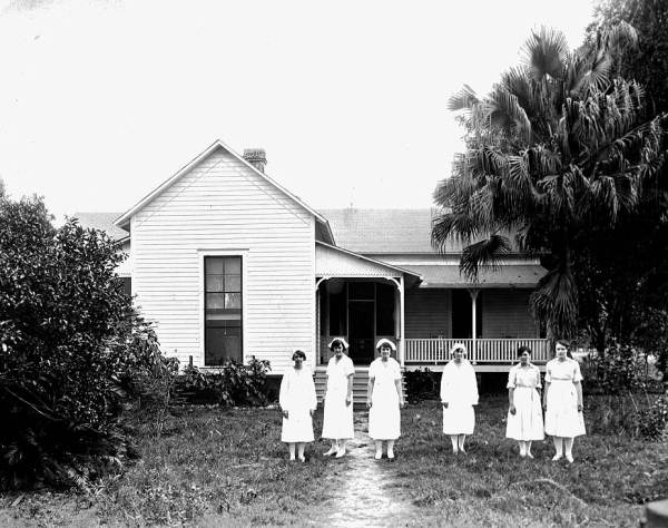 Polk County Hospital's nurses' home and nurses
