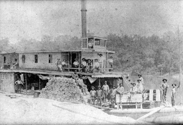 Steamboat "Lena C." on the Chattahoochee River