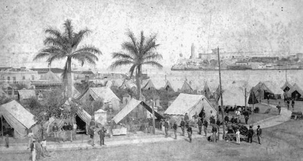 American troops in Havana, Cuba