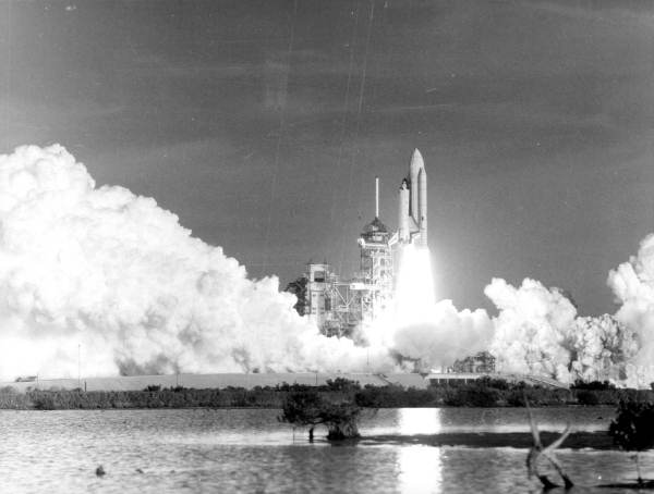 Space Shuttle Columbia liftoff
