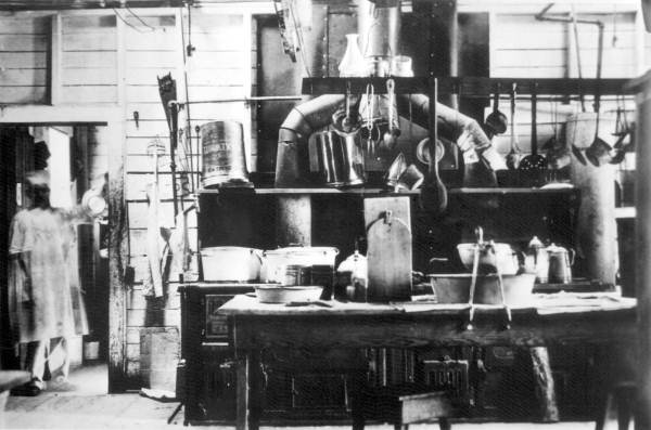 Kitchen at the Koreshan Unity settlement.