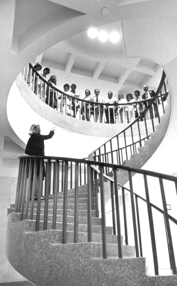 Visitors on tour of the Capitol - Tallahassee, Florida.