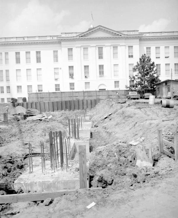 Beginning work on construction of Florida's new capitol building.