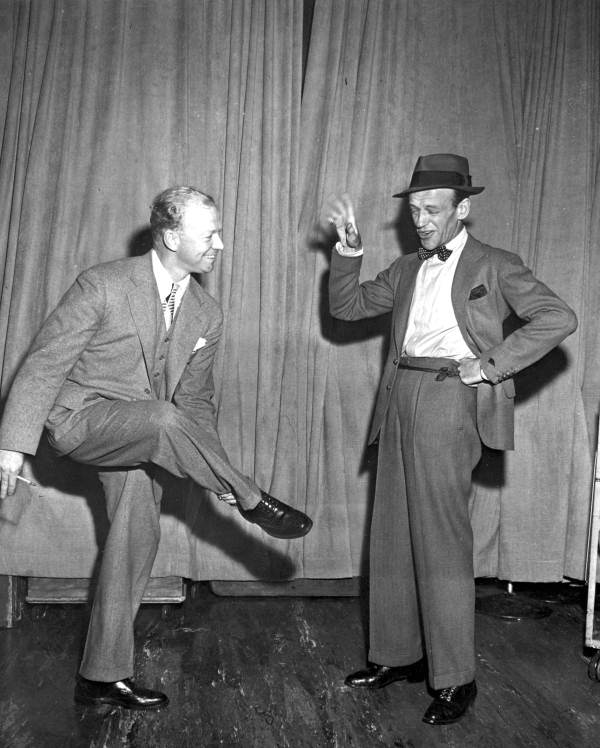 Red Barber and Fred Astaire.