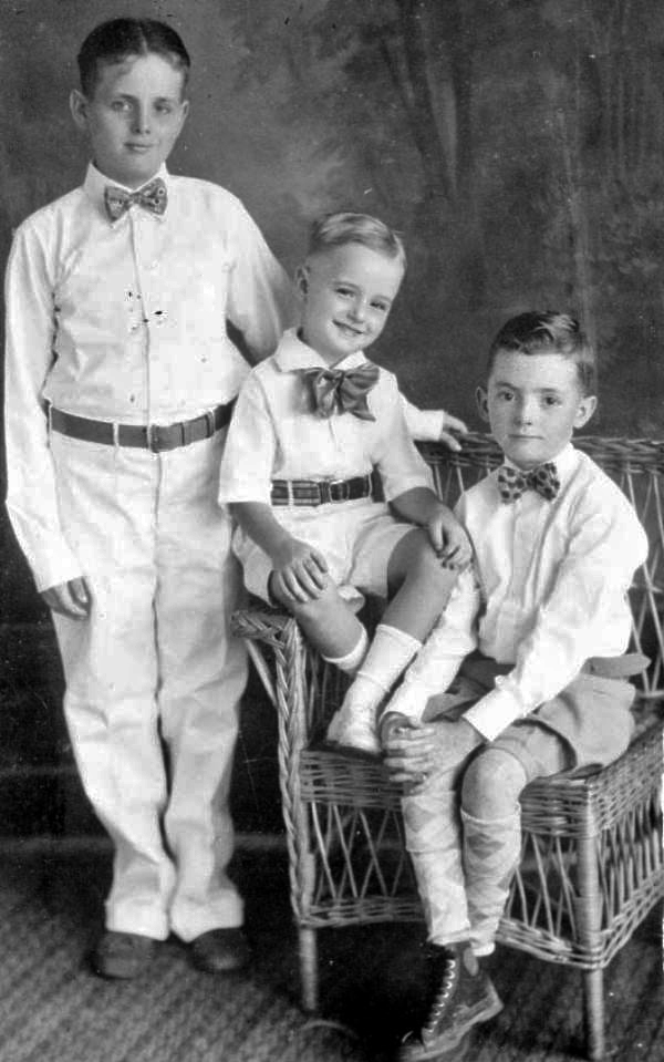 Portrait of Francis Hunter Carter, David Hinton Carter, and William Holifield Carter.