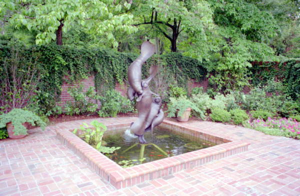 Manatee sculpture at the governor's mansion - Tallahassee, Florida