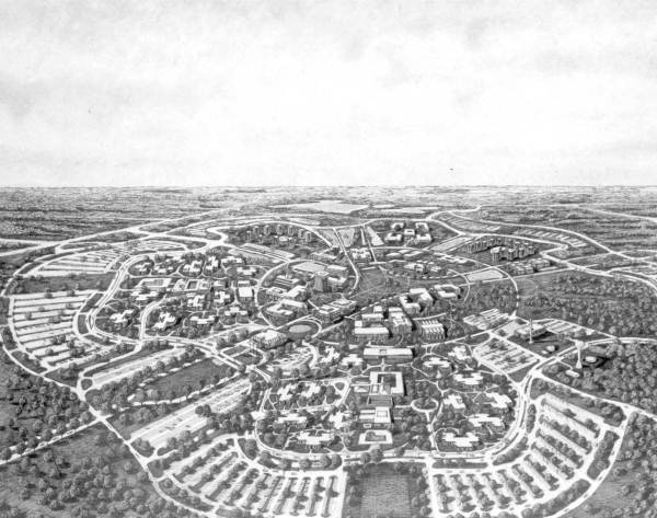 Artist rendering of Florida Technological University.