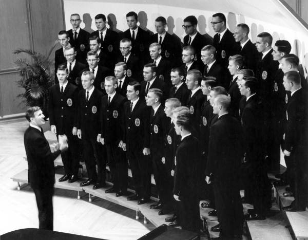 University of Florida Men's glee club in concert.