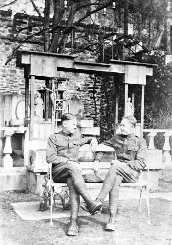 Ernest O. Jensen and William George McMullen in France