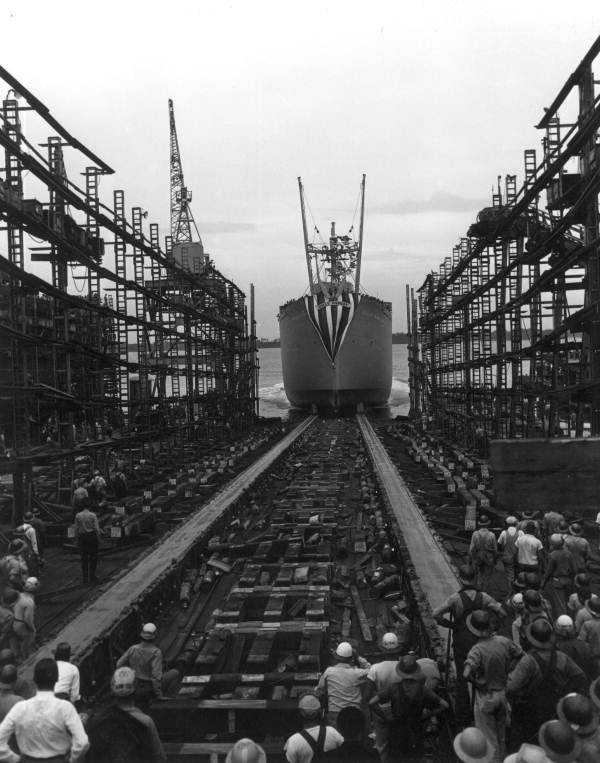 Dolly Madison ship launching - Panama City, Florida.