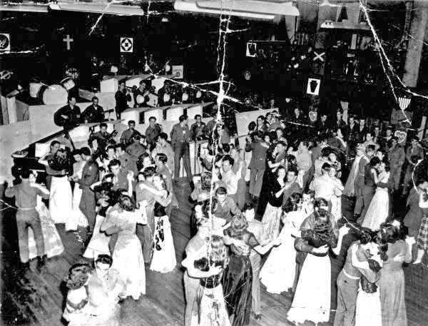 Dance hall dance at Camp Gordon Johnston
