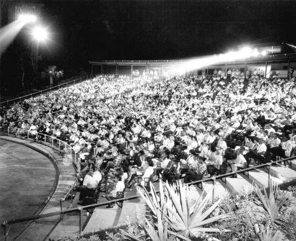 Audience enjoying "Cross and Sword" - Saint Augustine, Florida