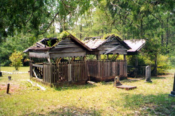 Christian Creek Indian grave houses - Okaloosa County, Florida