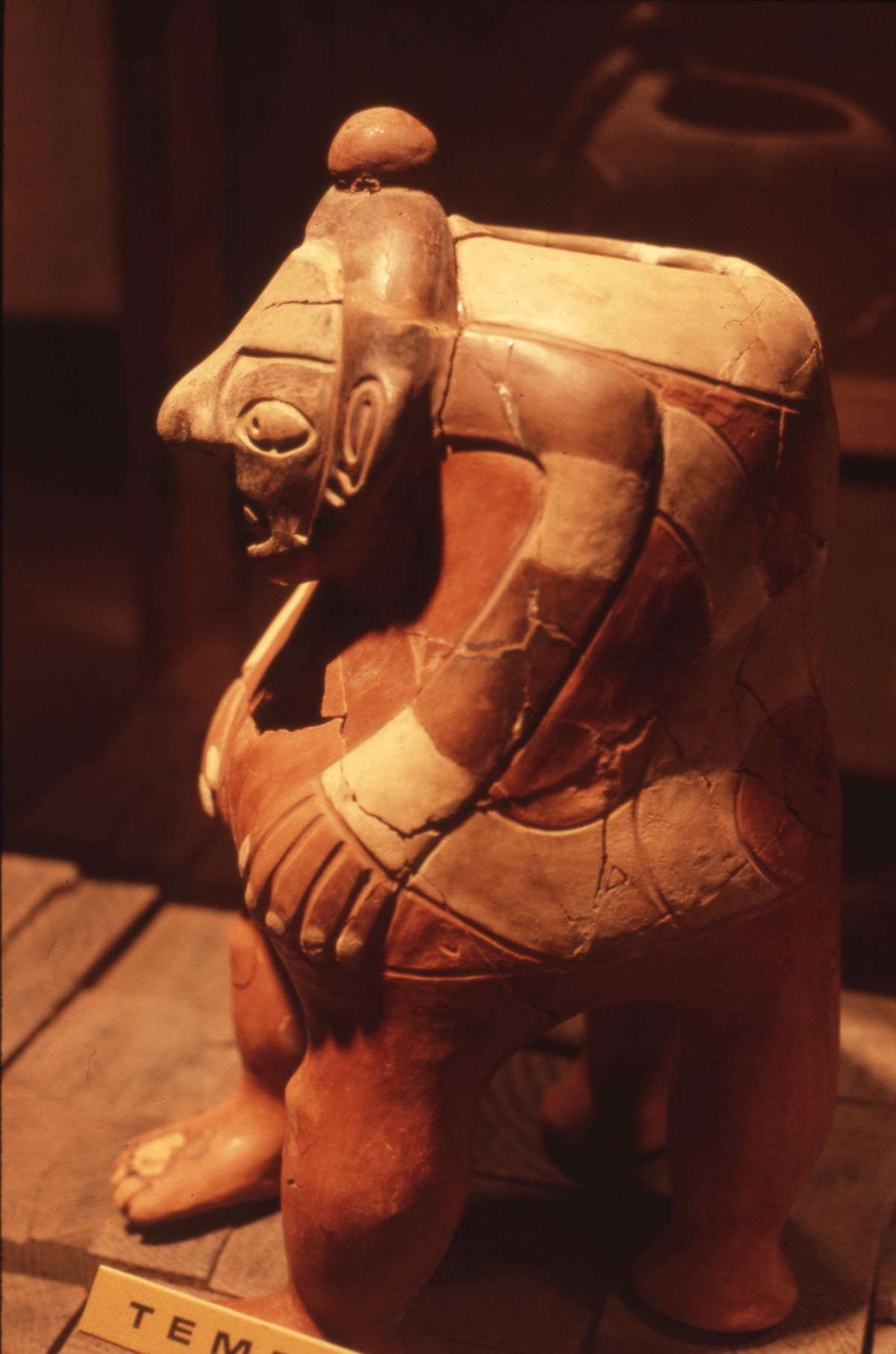 Indian temple urn at museum - Fort Walton Beach, Florida