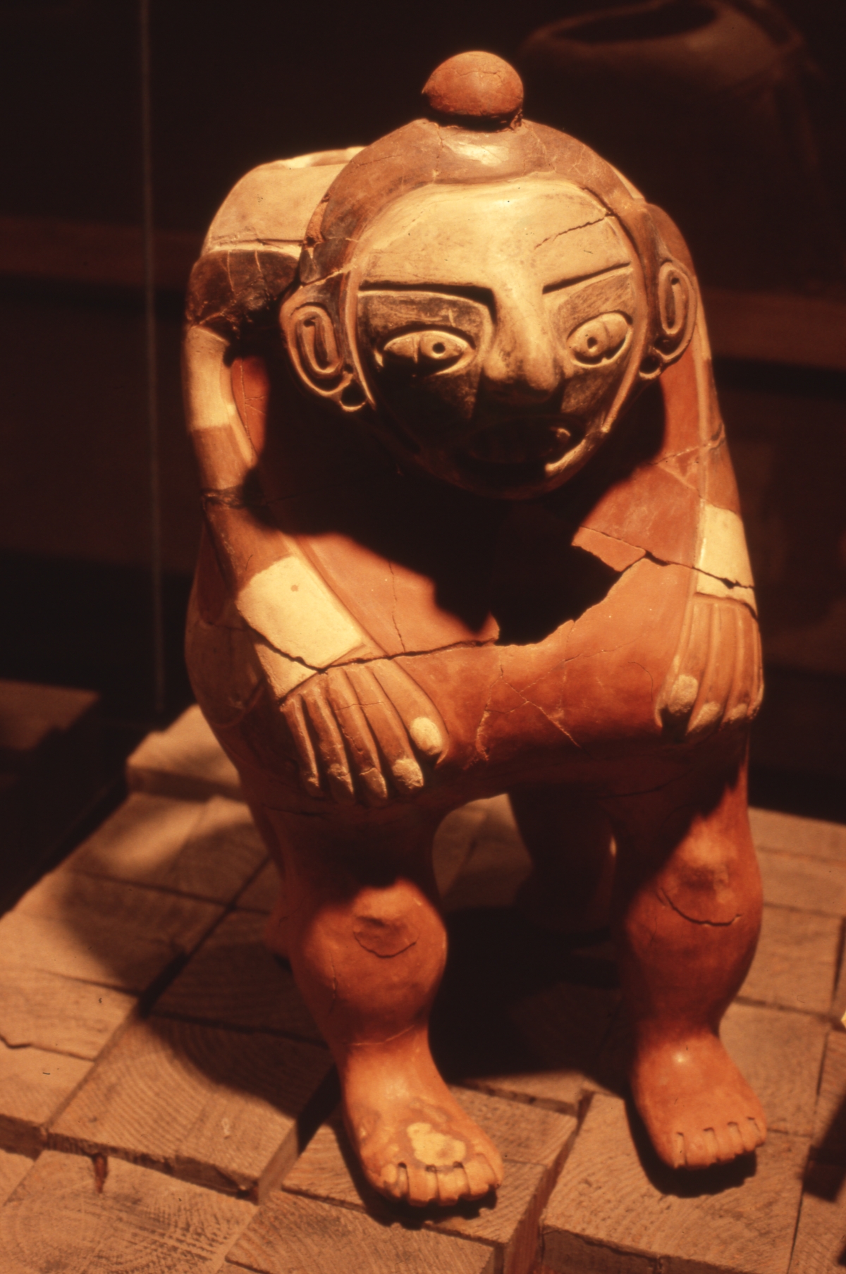 Indian temple urn at museum - Fort Walton Beach, Florida