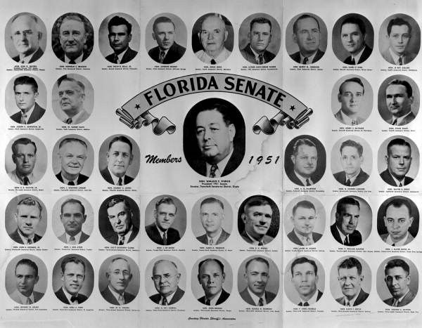 Members of the 1951 Florida Senate