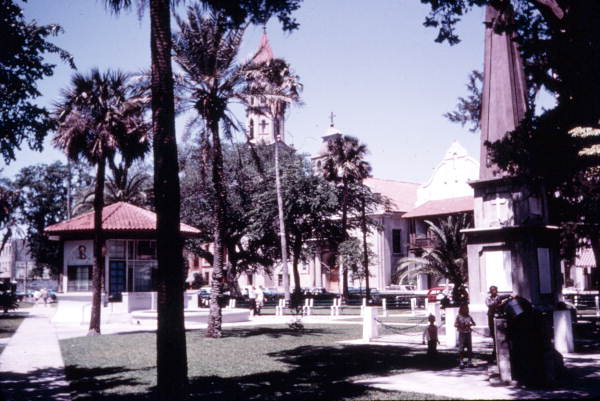 Plaza de la Constitucion, the oldest public square in America - Saint Augustine, Florida