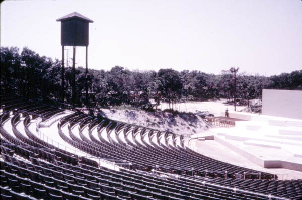 Seating arrangements inside the Quadricentennial Festival theatre - Saint Augustine, Florida