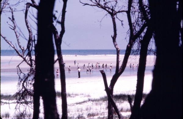 People on the beach at Anastasia State Park - Saint Augustine, Florida