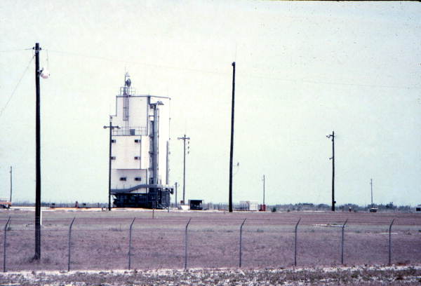 Polaris ground launching stands which is used in initial test launches - Cape Canaveral, Florida.