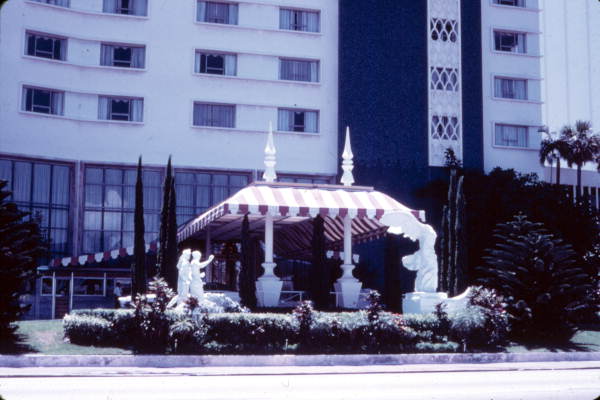 Entrance of the Eden Roc Hotel - Miami Beach, Florida