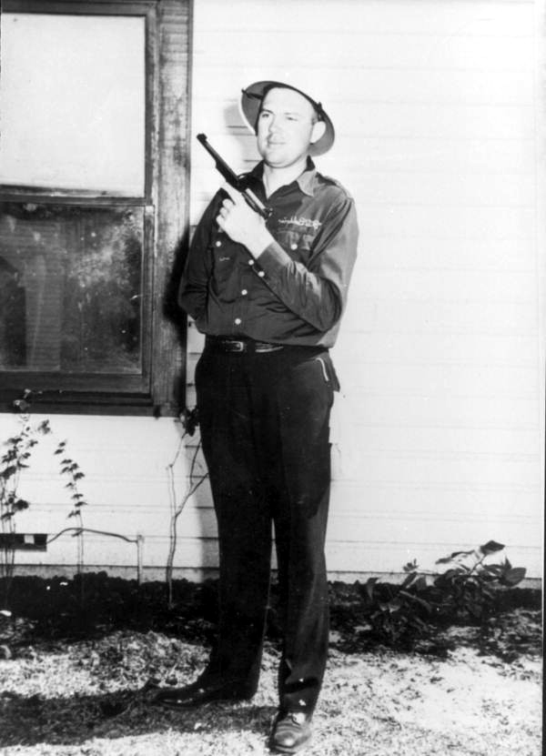 Portrait of Miami policeman Patrick Howell Baldwin.