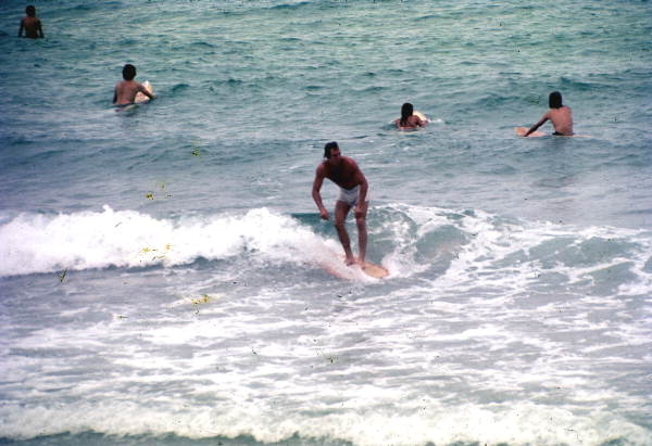 Surfers at Haulover Park - Miami Beach, Florida