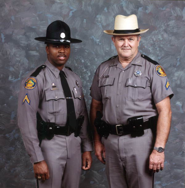 Corporal Hawkins and Corporal Moore show changes in the uniform - Tallahassee, Florida