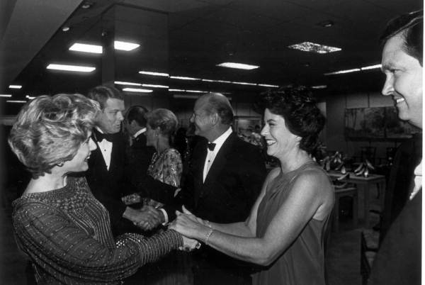 View of H. Wayne Huizenga, center, at a charity event - Fort Lauderdale, Florida