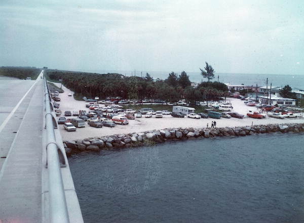 View from bridge overlooking Sebastian Inlet - Indian River County, Florida.