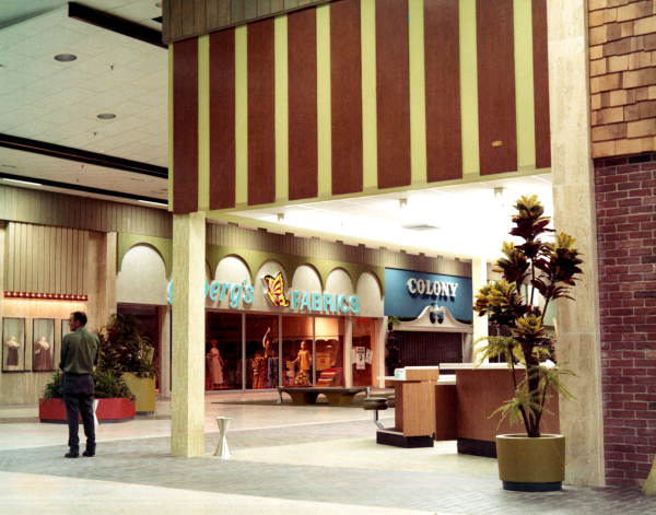 Interior view at the Northwood Mall on opening day - Tallahassee, Florida.
