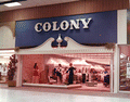 Storefront of Colony clothing store in the Northwood Mall on opening day - Tallahassee, Florida.