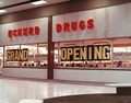 Storefront of Eckerd Drugs in the Northwood Mall on opening day - Tallahassee, Florida.