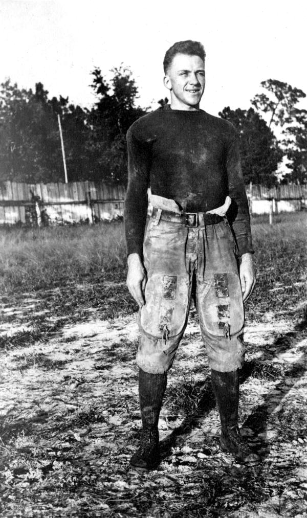 Portrait of University of Florida football player Roy Van Camp - Gainesville, Florida