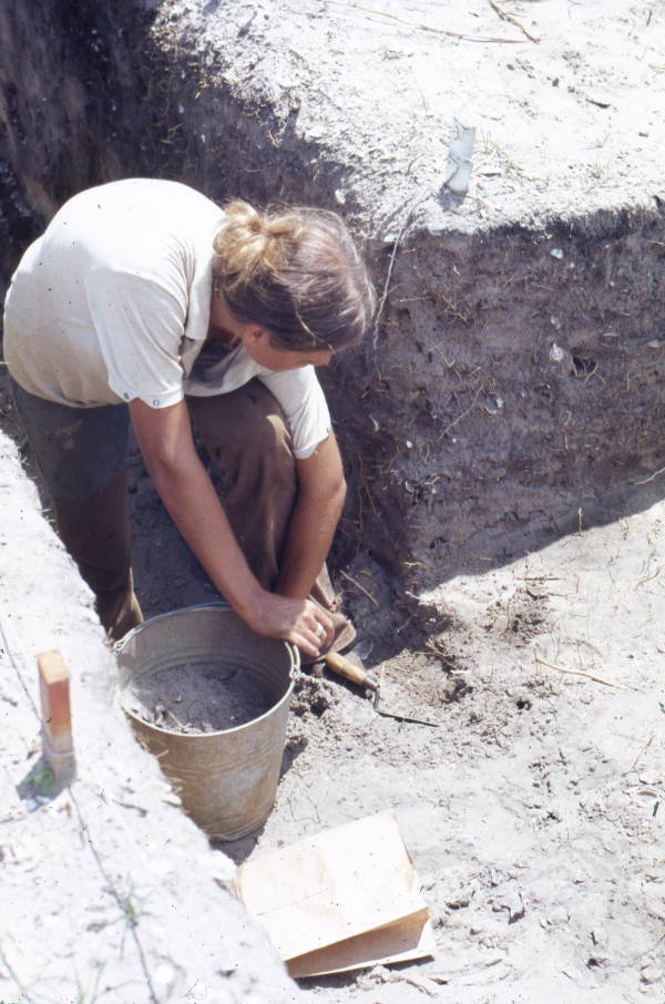 Excavation at Warm Mineral Springs.