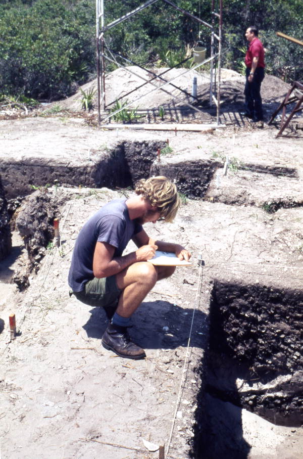 Excavation at Warm Mineral Springs.