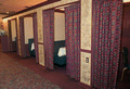 Interior view showing private dining rooms in the Silver Slipper restaurant - Tallahassee, Florida.