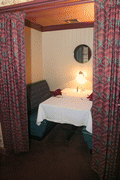 Interior view of a private dining room in the Silver Slipper restaurant - Tallahassee, Florida.