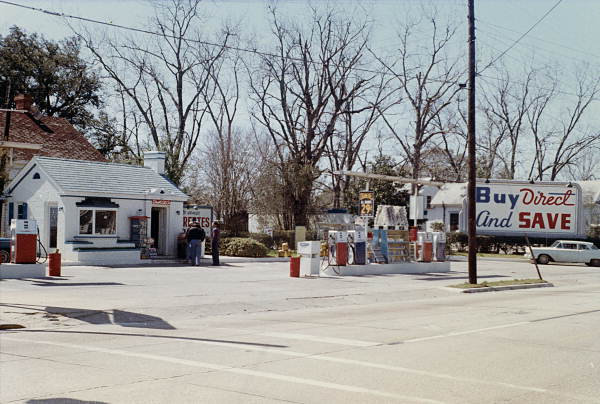 Direct Oil Company gas station at 321 E. Cervantes St. in Pensacola, Florida.