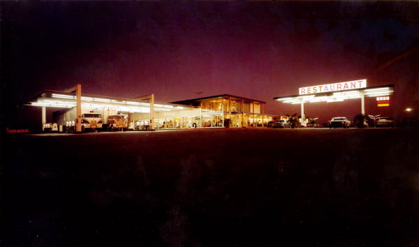 Trucker's Paradise restaurant by I-75 at Rt 44 in Wildwood, Florida.