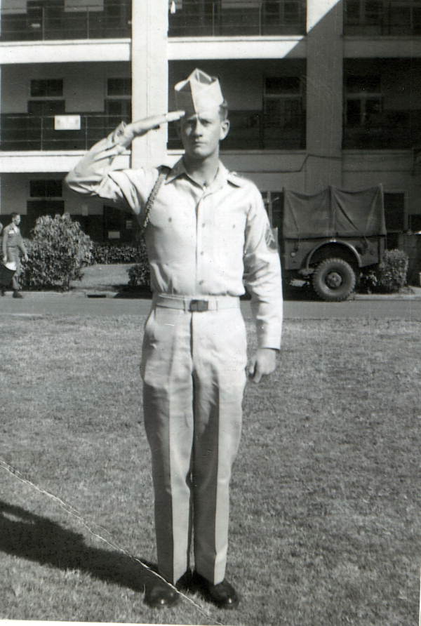 Portrait of U.S. Army Staff Sergeant Frank Davis during the Vietnamese Conflict.