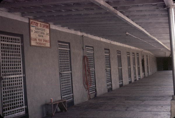 Place for processing sponges in Tarpon Springs, Florida.