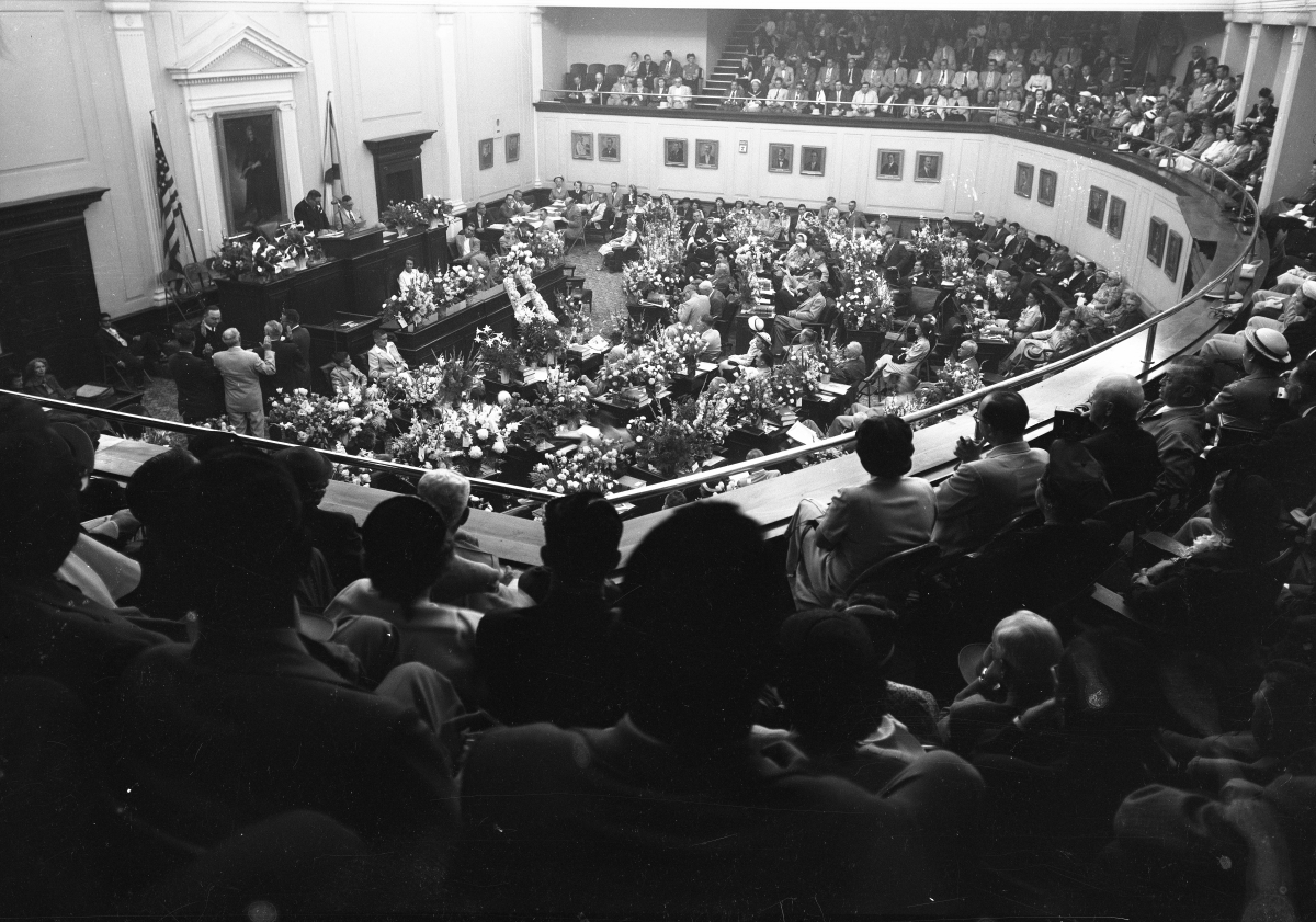 Opening day of the legislative session